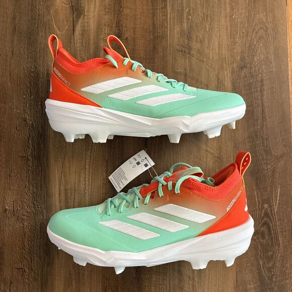 Adidas Adizero Impact Candy Pack TPU Orange White Men Size 13.5 Baseball Cleats